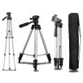3.5 Feet Tripod Stand for Mobile Phones & Cameras | Adjustable, Portable & Lightweight Aluminum Tripod with Phone Holder & Carrying Bag – Ideal for Photography, Vlogging & Live Streaming. 