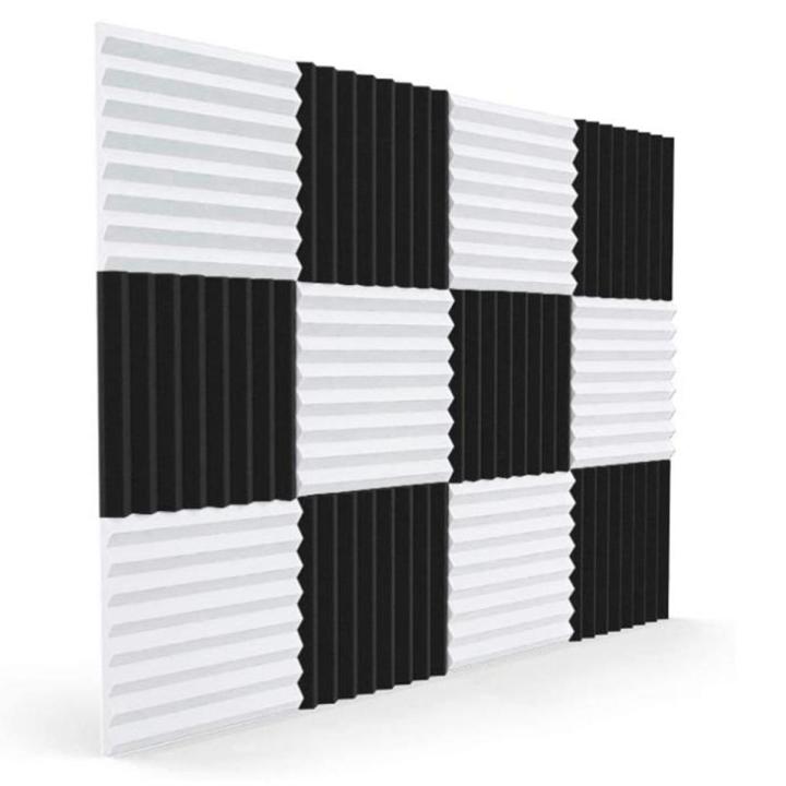 12 Pcs Acoustic Foam Board,Sound Insulation,for Studio Game Room