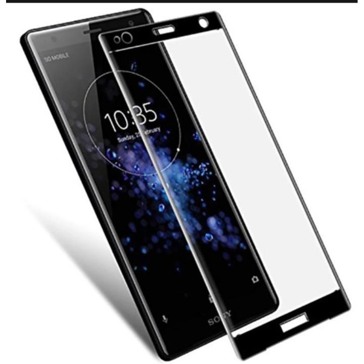 For Sony Xperia XZ3 Screen Protector,Full Coverage 9H Hardness 3D Clear Anti-Fingerprint Bubble-Free High Responsivity Tempered Glass Screen Protector