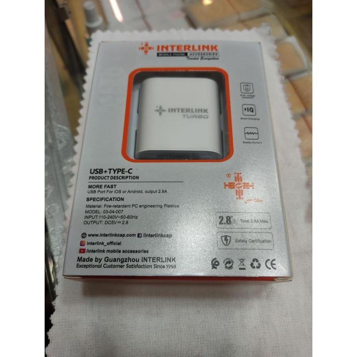 Moblie Interlink Adapter 2.8+Ampair USB+ Type-C Product