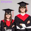Amamia Graduation Season Eyeglasses Interesting Happy Graduation Season Celebration Party Cosplay Glasses. 