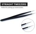 Stainless Steel Tweezer Fine Point Tip Tipped Stainless Steel Tweezers Jewelry Tool for Soldering Jewelry Making Watch Repair. 