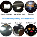 20PCS Car LED T10 W5W COB Reading Dome Lamp Marker Light Wedge Lights License Plate Bulbs 168 194 192 DC 12V White. 