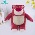 Green Home Bear Plush Toy Soft Stuffed Animal Lotso Plush Pillow Ornament. 