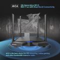 Tenda AC6 AC1200 Smart Dual-Band WiFi Router Global Version– High-Speed 5GHz Wireless Internet – MU-MIMO Beamforming – 1200M Optical Fiber – Long Range Coverage – 4 LAN Ports – 90m² Coverage – Free Installation. 