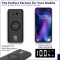 Wireless Charging 10,000 mAh Fast Charging Power Bank. 