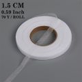 70 Yards/Roll Double-sided Non-woven Interlining Adhesive Fabric Cloth Iron On Hem Tape Interlining Web DIY Sewing Craft. 
