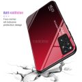 Vantime for Xiaomi Redmi Note 11S / Redmi Note 11 4G Case Gradient Phone Back Hard Glass Cover. 