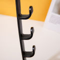 Creative Home Multifunctional 6 Hooks Portable Wardrobe Coat Hook Kitchen Bathroom Behind The Door Towel Hanger Storage Hooks. 