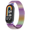Nexvora Applicable to Xiaomi Mi Band 8 Milan strap xiaomi smart band8 magnetic loop strap. 