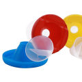 9 Pcs No Spill Paint Cups Set with Paint Brushes and Paint Tray Palette, Paint Cups with Lids for Kids Art Painting. 