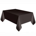 BLACK TABLE COVER ( 54 INCH X 72 INCH ). 