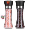 Salt and Pepper Grinder - Adjustable Ceramic Pink Salt Grinder & Pepper Grinder - Manual Operated. 