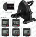 (SNK FITNESS) Mini Exercise Bike, Under Desk Bike Pedal Exerciser Portable Foot Cycle Arm & Leg Peddler Machine with LCD Screen Displays, Mini Pedal Exerciser Stationary Bike with Digital Monitor, Step Tracker and Adjustable Tension Knob. 