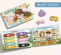 Montessori Quiet Busy Book for Toddlers – 12 Theme Learning Activity Book for Kids | Educational Sticker Book for Baby Early Development, Preschool & Homeschooling. 