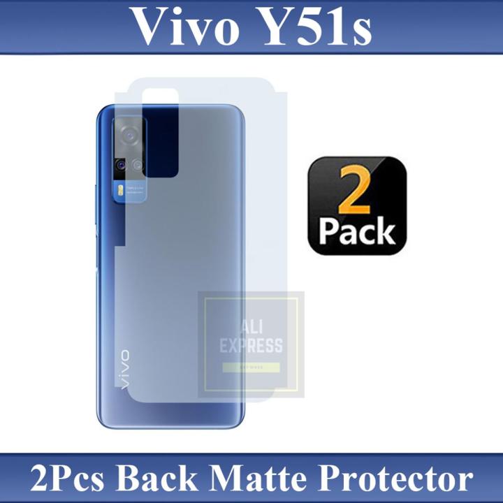 2Pcs Vivo Y51s Back Matte Protector Soft Skin Sheet Soft Film Protection