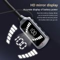 （New）Porui LED Diplay Wirele Bluetooth 5.3 Headphone Neck Hanging Magnetic Headet Memory Collar Aborption Earphone Cable port In Ear Earphone with Mic. 