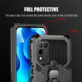 CasingLee for Infinix Hot 10 Play Case Military Protector Rugged Shield Silicone Hard armor Back Cover for Infinix Hot10 Play case cover. 