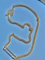 SAFETY PIN NECKLACE /HIGH QUALITY GOLD NECKLACE /AFFORDABLE. 