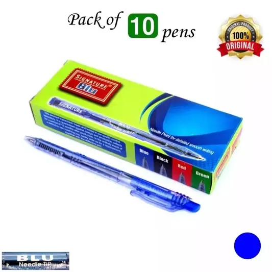 Signature%20BLU%20Ball%20Pen%20-%20Multi%20Color%20-%20Blue,%20Black,%20Red%20-%20(%2010%20Pc%20)%20-%20Ball%20Point%20-%20Image%202