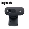 Logitech C505 HD webcam with 720p and long-range mic. 