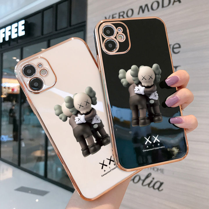 (Free%20Lanyard)%20Luxury%206D%20Plating%20Case%20for%20OPPO%20A7%20Phone%20Cases%20Hug%20Cartoon%20Bear%20Side%20Print%20Soft%20Silicone%20Square%20Back%20Cover%20-%20Image%203