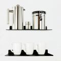 Pack of 2 Wall Mount Kitchen Accessories Pot Storage Shelf Organiser. 