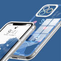 AMORVOR for Redmi Note 8 Back Cover Blue Monster Crystal Case Camera Protection Transparent TPU Soft Phone Cases. 