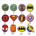 Major league super Heroes set iron man Batman spider man Superman armband Patch. 