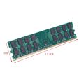 DDR2 4GB Memory RAM 1.5V 800MHZ PC2-6400 240 Pin Desktop DIMM Unbuffered Non-ECC for AMD Motrd Desktop. 