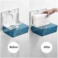 Paper Towel Dispenser Wall-Mounted Commercial Hand Towel Dispenser Waterproof ABS Tissue Box for Home Kitchen Bathroom. 