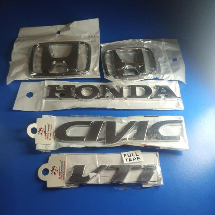 Full Complete Honda Civic 1996 To 2000 Chrome Monogram