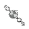 KIMIO Fashion Crystal Stone Bracelet Watch For Women / Girls - White. 