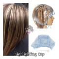 Professional Salon Reusable Hair Coloring Dye Hat Hair Streaking Cap with Streaking Hook, Highlight Cap in Plastic. 