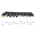 100W TYPE-C to Round Port Plug DC Power Fast Charge Charging Adapter. 