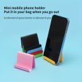 Candy Colors Tablet Phone Holder - Mini Mobile Holder - Mobile Bracket Desk Stand - Mini Mobile Holder Stand - Mobile Phone Holder Desk Stand - Mini Mobile Stand Holder - Mini Mobile Stands - Mini Phone Holder - Mini Phone Stand - Stand Holder For Mobile. 