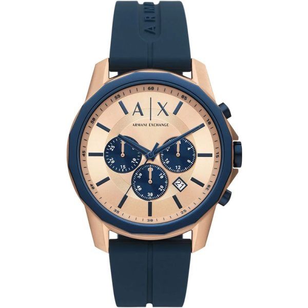 Armani Exchange AX1730 Silicone Strap Wrist Watch For Men’s