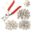 Metal Snap Buttons Plier, Metal Snap Button Plier Set with  Snaps, Metal Snaps for Sewing, DIY Metal Snap Button Kit with Plier Tool,, 9.5mm Ring Buttons, Easy-Use Hand Press Machine for Crafts & Clothing. 