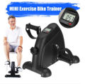 Portable Mini Cycle Bike Exercise Cycle Arm and Leg Pedal Exerciser with LCD Display Resistance Pedal Cycle. 
