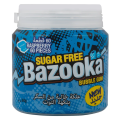 Bazooka Chewing Gum Sugar Free 60 Gums Jar Importedsugar Free Bubble Gum Fresh and Tropical Sugar Free Imported 60 Pieces Pack of 1 Blue Chewing Gum Box in Original Sugarless Raspberry Flavor Bottle. 