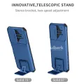 Quiberk for Infinix Note 11 / Note 12 G88 Phone Case Slide Camera Cover Kickstand Hard Shockproof Armor Back Casing. 