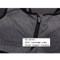 Push up Bra Beautiful Back Women Sports Bra Front Zipper Closure Yoga Exercise Running Bra Shockproof Sports Bra No wires. 
