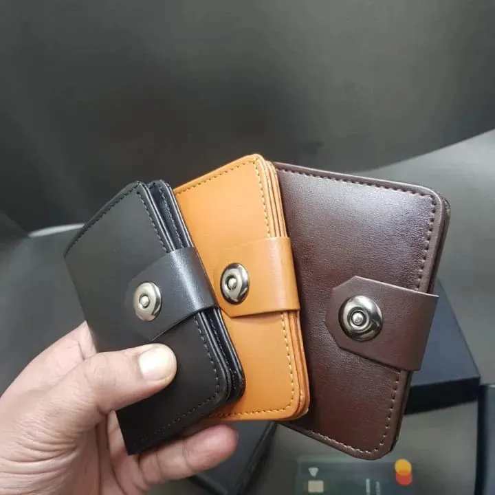 PU China Rexene Leather Wallet & Pop up card holder Outlet Pocket Card ...