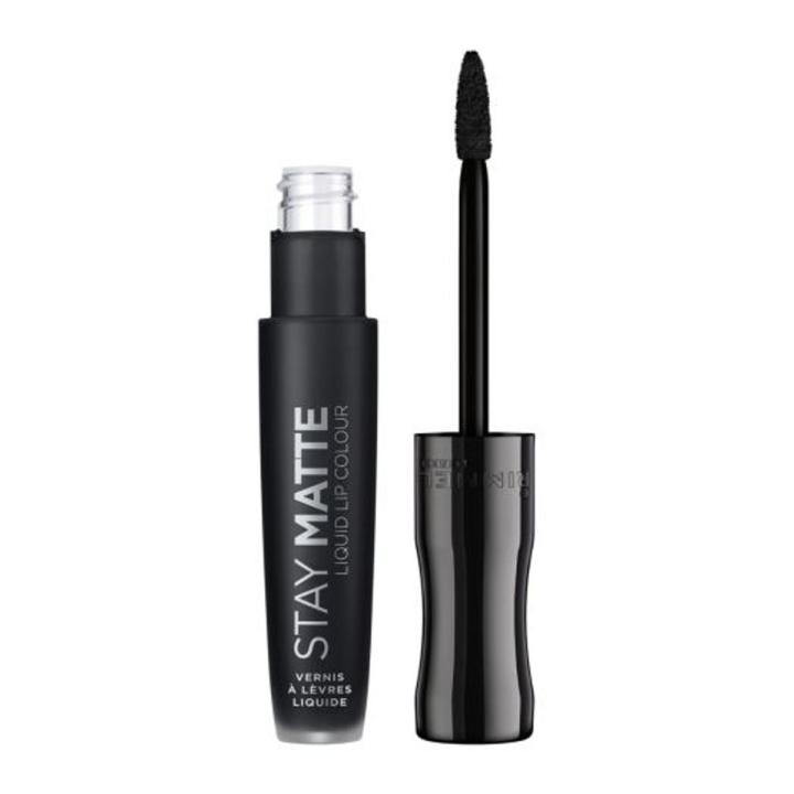 Rimmel Stay Matte Liquid Lip Colour 0.18fl Oz 5.5ml 840 Pitch Black