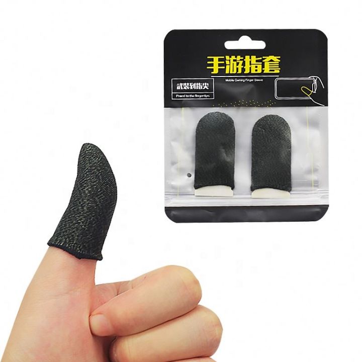 1 Pair of Pubg thumbs-2 gloves-100 % Original Non Slip Sleeve Trigger for Gaming