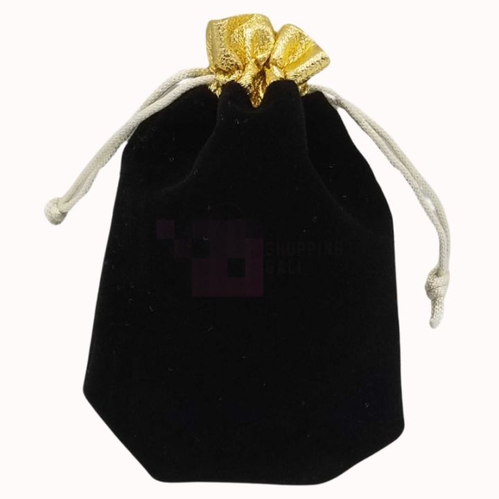 BLACK GOLDEN COMBO BIDH POUCH - NIKKAH BIDH POUCH - 50 PCS BIDH BAG - NIKKAH DECORATION ITEMS