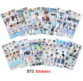 bts cut stickers (one sheet ). 