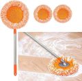 Ultimate Spin Mop Pro Set: Premium Stainless Steel Pole, High-Efficiency Microfiber Refill, and 360° Flexible Head for Effortless, Spotless Cleaning at Home or Office.. 