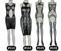 Full Body Ladies Body Stockings for Women Stretchable in Free Size Black Stockings. 