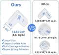 Silicone Table Corner Protector for Kids Safety Table Corner Covers for Glass Table - Baby Safety Equipment. 